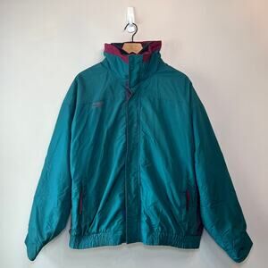 Columbia Vintage Men's Bugaboo Mountain Parka Jacket Coat Green Size Large